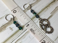 Soft Pretzel Knitting Marker Set , Stitch Markers - Jill's Beaded Knit Bits, Jill's Beaded Knit Bits
 - 4
