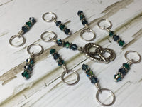 Soft Pretzel Knitting Marker Set , Stitch Markers - Jill's Beaded Knit Bits, Jill's Beaded Knit Bits
 - 6