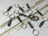 Soft Pretzel Knitting Marker Set , Stitch Markers - Jill's Beaded Knit Bits, Jill's Beaded Knit Bits
 - 6