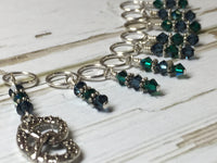 Soft Pretzel Knitting Marker Set , Stitch Markers - Jill's Beaded Knit Bits, Jill's Beaded Knit Bits
 - 7