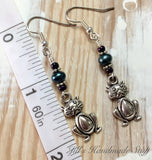 Pudgy Belly Cat Beaded Dangle Earrings , Jewelry - Jill's Beaded Knit Bits, Jill's Beaded Knit Bits
 - 7