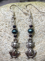 Pudgy Belly Cat Beaded Dangle Earrings , Jewelry - Jill's Beaded Knit Bits, Jill's Beaded Knit Bits
 - 3