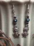 Pudgy Belly Cat Beaded Dangle Earrings , Jewelry - Jill's Beaded Knit Bits, Jill's Beaded Knit Bits
 - 4