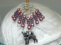 Pug Snag Free Stitch Marker Set , Stitch Markers - Jill's Beaded Knit Bits, Jill's Beaded Knit Bits
 - 1