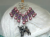 Pug Snag Free Stitch Marker Set , Stitch Markers - Jill's Beaded Knit Bits, Jill's Beaded Knit Bits
 - 1