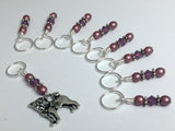 Pug Snag Free Stitch Marker Set , Stitch Markers - Jill's Beaded Knit Bits, Jill's Beaded Knit Bits
 - 2