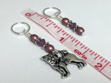 Pug Snag Free Stitch Marker Set , Stitch Markers - Jill's Beaded Knit Bits, Jill's Beaded Knit Bits
 - 3