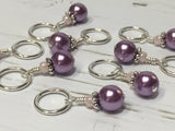 KnittingBag Stitch Marker Lanyard- PurpleStripes , Stitch Markers - Jill's Beaded Knit Bits, Jill's Beaded Knit Bits
 - 8