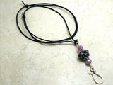 Beaded Portuguese Knitting Necklace | ID Badge Holder