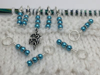 RN Charm Stitch Marker Set for Knitting , Stitch Markers - Jill's Beaded Knit Bits, Jill's Beaded Knit Bits
 - 7