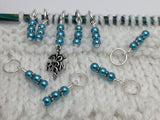 RN Charm Stitch Marker Set for Knitting , Stitch Markers - Jill's Beaded Knit Bits, Jill's Beaded Knit Bits
 - 7