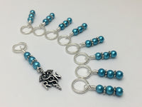 RN Charm Stitch Marker Set for Knitting , Stitch Markers - Jill's Beaded Knit Bits, Jill's Beaded Knit Bits
 - 1