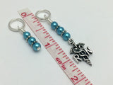 RN Charm Stitch Marker Set for Knitting , Stitch Markers - Jill's Beaded Knit Bits, Jill's Beaded Knit Bits
 - 5