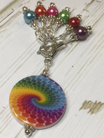Rainbow Stitch Marker Holder & Snag Free Markers , Stitch Markers - Jill's Beaded Knit Bits, Jill's Beaded Knit Bits
 - 2