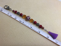 Beaded Scissor Fob Charm-Red , accessories - Jill's Beaded Knit Bits, Jill's Beaded Knit Bits
 - 5
