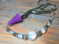 Sea Opal Beaded Lanyard- Scissor Fob Charm , Accessories - Jill's Beaded Knit Bits, Jill's Beaded Knit Bits
 - 10