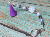Sea Opal Beaded Lanyard- Scissor Fob Charm , Accessories - Jill's Beaded Knit Bits, Jill's Beaded Knit Bits
 - 3