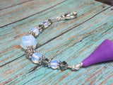 Sea Opal Beaded Lanyard- Scissor Fob Charm , Accessories - Jill's Beaded Knit Bits, Jill's Beaded Knit Bits
 - 6