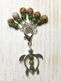 Sea Turtle Stitch Marker Clip & Stitch Markers , Stitch Markers - Jill's Beaded Knit Bits, Jill's Beaded Knit Bits
 - 4