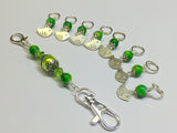 Silver Bird Stitch Markers & Knitting Bag Lanyard Holder , Stitch Markers - Jill's Beaded Knit Bits, Jill's Beaded Knit Bits
 - 1