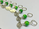 Silver Bird Stitch Markers & Knitting Bag Lanyard Holder , Stitch Markers - Jill's Beaded Knit Bits, Jill's Beaded Knit Bits
 - 5