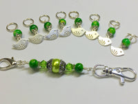 Silver Bird Stitch Markers & Knitting Bag Lanyard Holder , Stitch Markers - Jill's Beaded Knit Bits, Jill's Beaded Knit Bits
 - 4