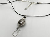 Silver Filigree Portuguese Knitting Necklace, Stitch Marker Holder