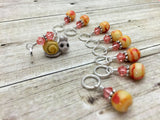 Snag Free Snail Stitch Marker Set- 9pc. , Stitch Markers - Jill's Beaded Knit Bits, Jill's Beaded Knit Bits
 - 8