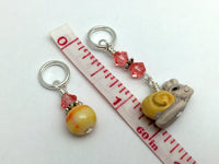 Snag Free Snail Stitch Marker Set- 9pc. , Stitch Markers - Jill's Beaded Knit Bits, Jill's Beaded Knit Bits
 - 4