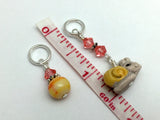 Snag Free Snail Stitch Marker Set- 9pc. , Stitch Markers - Jill's Beaded Knit Bits, Jill's Beaded Knit Bits
 - 4