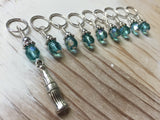 Soda Pop Stitch Marker Set- Snag Free (blue) , Stitch Markers - Jill's Beaded Knit Bits, Jill's Beaded Knit Bits
 - 3