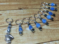 Sombrero Kitty Stitch Marker Set , Stitch Markers - Jill's Beaded Knit Bits, Jill's Beaded Knit Bits
 - 6