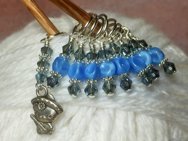 Sombrero Kitty Stitch Marker Set , Stitch Markers - Jill's Beaded Knit Bits, Jill's Beaded Knit Bits
 - 1