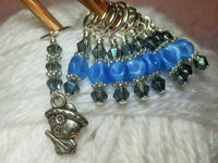 Sombrero Kitty Stitch Marker Set , Stitch Markers - Jill's Beaded Knit Bits, Jill's Beaded Knit Bits
 - 2