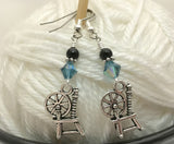 Spinning Wheel Dangle Earrings