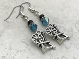 Spinning Wheel Dangle Earrings