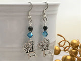 Spinning Wheel Dangle Earrings