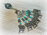 Spinning Wheel Stitch Markers & Holder Set , Stitch Markers - Jill's Beaded Knit Bits, Jill's Beaded Knit Bits
 - 4