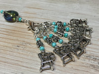 Spinning Wheel Stitch Markers & Holder Set , Stitch Markers - Jill's Beaded Knit Bits, Jill's Beaded Knit Bits
 - 5