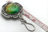 Lime Green Tree of Life Magnetic Knitting Pin for Portuguese Knitting