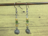 Sunflower Dangle Earrings , jewelry - Jill's Beaded Knit Bits, Jill's Beaded Knit Bits
 - 7