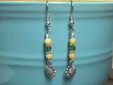 Sunflower Dangle Earrings , jewelry - Jill's Beaded Knit Bits, Jill's Beaded Knit Bits
 - 6