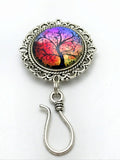 Sunset Tree Portuguese Knitting Pin - Magnetic , Portugese Knitting Pin - Jill's Beaded Knit Bits, Jill's Beaded Knit Bits
 - 5