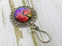 Sunset Tree Portuguese Knitting Pin - Magnetic , Portugese Knitting Pin - Jill's Beaded Knit Bits, Jill's Beaded Knit Bits
 - 3