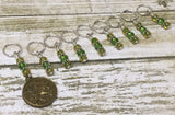 Taurus Zodiac Sign Stitch Marker Set Scorpio- 9 Pieces , Stitch Markers - Jill's Beaded Knit Bits, Jill's Beaded Knit Bits
 - 4