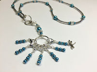 Dragonfly Stitch Marker Necklace Lanyard , Jewelry - Jill's Beaded Knit Bits, Jill's Beaded Knit Bits
 - 6