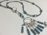 Dragonfly Stitch Marker Necklace Lanyard , Jewelry - Jill's Beaded Knit Bits, Jill's Beaded Knit Bits
 - 7