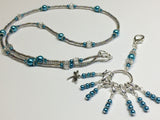 Dragonfly Stitch Marker Necklace Lanyard , Jewelry - Jill's Beaded Knit Bits, Jill's Beaded Knit Bits
 - 10
