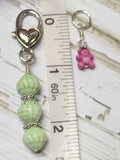 Tiny Teddy Bear Stitch Markers & Holder , Stitch Markers - Jill's Beaded Knit Bits, Jill's Beaded Knit Bits
 - 5