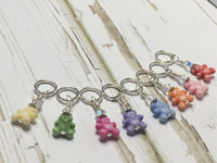 Tiny Teddy Bear Stitch Markers & Holder , Stitch Markers - Jill's Beaded Knit Bits, Jill's Beaded Knit Bits
 - 7